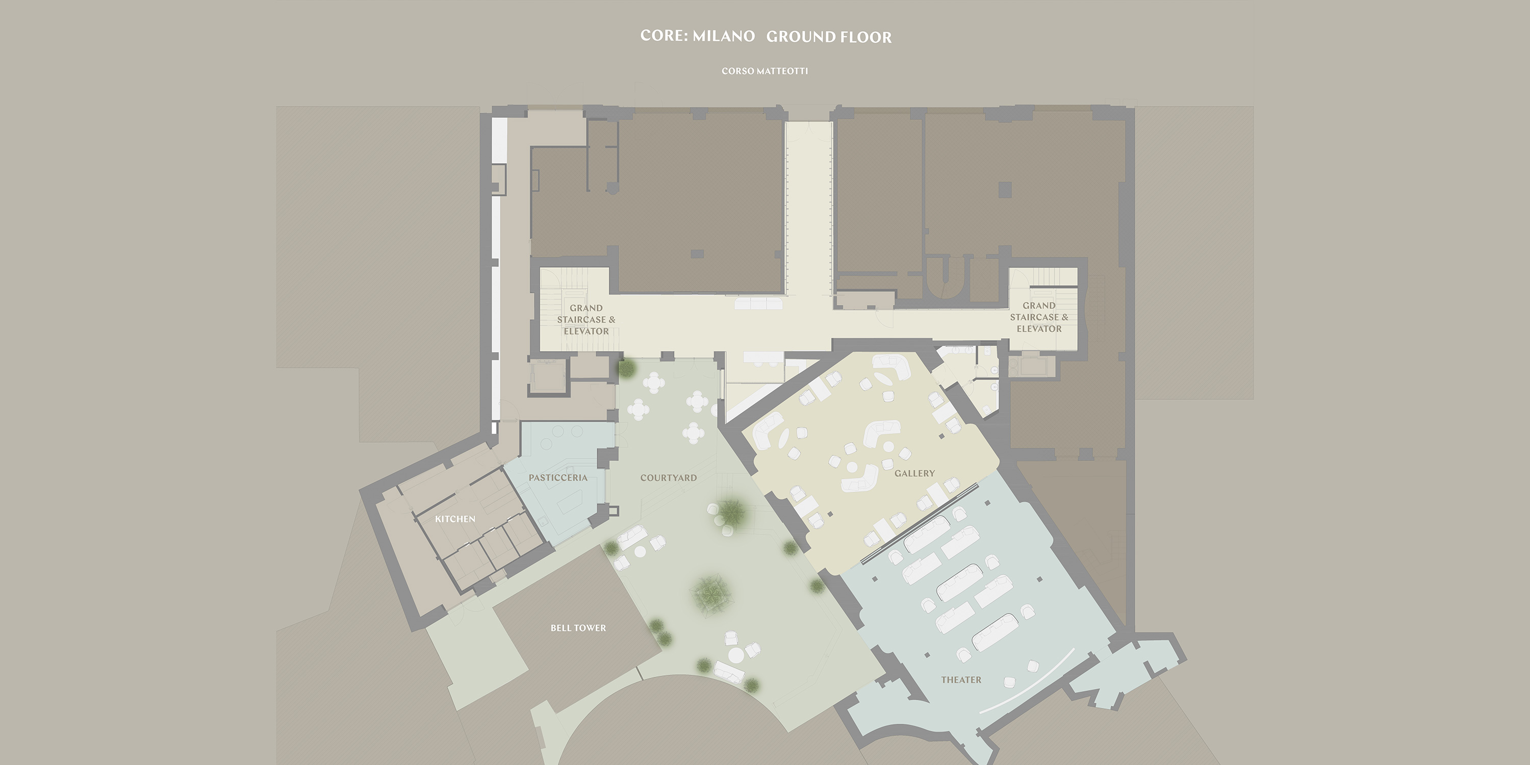 Core Club Milano floorplans